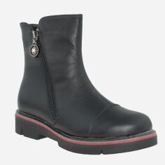 Акція на Жіночі зимові черевики високі Emilio RE359 37 23.5 см Чорні від Rozetka