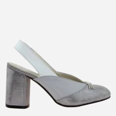 Акція на Жіночі туфлі зі шкіри Classic Style R2358-9 37 24 см Сірі від Rozetka