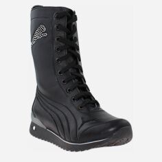 Акция на Жіночі зимові чоботи Classic Style Rc74125 36 23.5 см Чорні от Rozetka