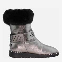 Акция на Жіночі зимові чоботи Classic Style Rc75123 38 24.5 см Срібло от Rozetka