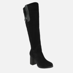 Акция на Жіночі зимові чоботи Favi RF3905-11 37 23.5 см Чорні от Rozetka
