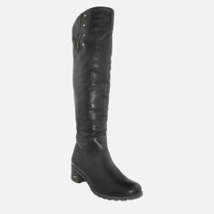 Акція на Жіночі зимові чоботи Favi RF5025 37 23.5 см Чорні від Rozetka