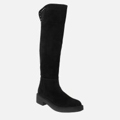 Акция на Жіночі зимові чоботи Favi RF253695-11 37 23.5 см Чорні от Rozetka