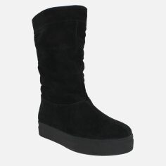 Акція на Жіночі зимові чоботи Gampr RG18-53052-11 36 23 см Чорні від Rozetka