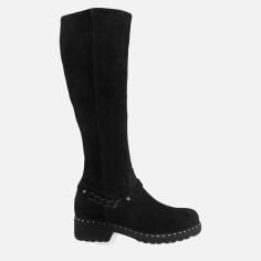 Акция на Жіночі зимові чоботи Darini RD10601-11 37 23.5 см Чорні от Rozetka