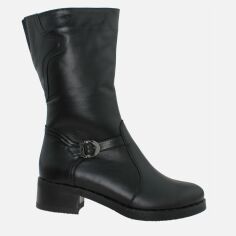 Акція на Жіночі зимові чоботи Emilio RE315 36 23.5 см Чорні від Rozetka