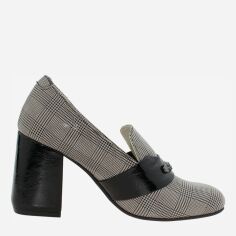 Акція на Жіночі лофери Classic Style R2038 37 23.5 см Чорні/Кавові від Rozetka