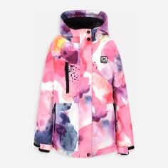 Акція на Підліткова зимова лижна куртка для дівчинки Lemon Outerwear Snow&Ski Girl ZL3152109OSG-007 158 см Рожева від Rozetka