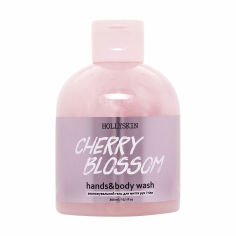 Акція на Зволожувальний гель для миття рук та тіла Hollyskin Hands&Body Wash Cherry Blossom, 300 мл від Eva