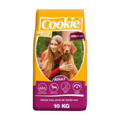 Акция на Сухий корм для дорослих собак Cookie Everyday Complete Plus з куркою, 10 кг от Eva