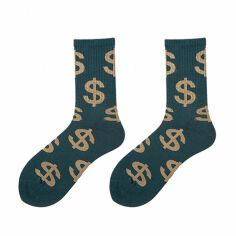 Акция на Шкарпетки чоловічі Modna Zona RT1321-028/1 $, високі, спортивні, зелені, розмір 39-42 от Eva