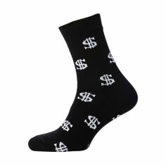 Акция на Шкарпетки чоловічі Modna Zona RT1311-028 $, високі, чорні, розмір 39-42 от Eva