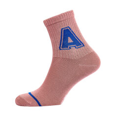 Акція на Шкарпетки жіночі Siela RT1322-113 A, високі, спортивні, рожеві, розмір 36-39 від Eva