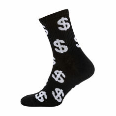 Акція на Шкарпетки чоловічі Modna Zona RT1321-028/1 $, високі, спортивні, чорні, розмір 39-42 від Eva