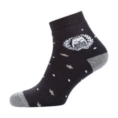 Акция на Шкарпетки жіночі Siela RT1212-100 високі, класичні, махрові, темно-сірі з совою, розмір 39-42 от Eva