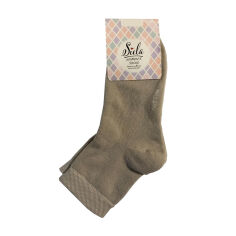 Акция на Шкарпетки жіночі Siela RT1212-032 високі, махрові, бежеві, розмір 36-39 от Eva