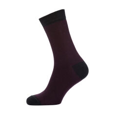 Акція на Шкарпетки чоловічі Modna Zona RT1311-002 смужки, високі, чорно-бордові, розмір 43-46 від Eva