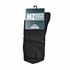 Акция на Шкарпетки чоловічі Modna Zona RT1311-003 середні, демісезоні, чорні, розмір 43-46 от Eva