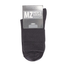 Акция на Шкарпетки чоловічі Modna Zona RT1311-001 високі, класичні, темно-сірі, розмір 39-42 от Eva