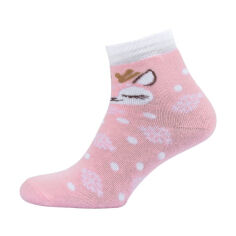 Акція на Шкарпетки жіночі Siela RT1212-108 класичні, махрові, рожеві з оленем, розмір 39-42 від Eva