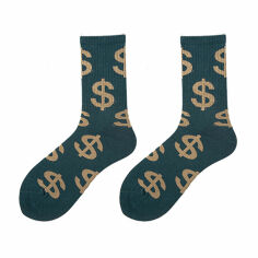 Акция на Шкарпетки чоловічі Modna Zona RT1321-028/1 $, високі, спортивні, зелені, розмір 43-46 от Eva
