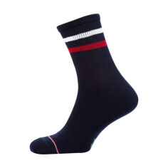 Акция на Шкарпетки чоловічі Modna Zona RT1321-015 смужки, високі, спортивні, темно-сині, розмір 39-42 от Eva