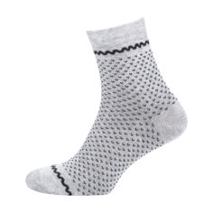 Акція на Шкарпетки чоловічі Modna Zona RT1311-060 галочка, високі, класичні, сірі, розмір 43-46 від Eva