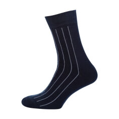Акція на Шкарпетки чоловічі Modna Zona RT1311-068 смужки, високі, класичні, сині, розмір 39-42 від Eva
