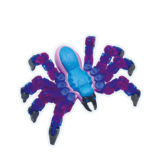 Акция на Фігурка Klixx Creaturez Fidget Павук блакитно-синій (KX100_B) от Будинок іграшок