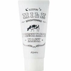 Акция на Маска для лица ночная Apieu Fresh Mate Milk Mask с экстрактом молока 50мл от MOYO