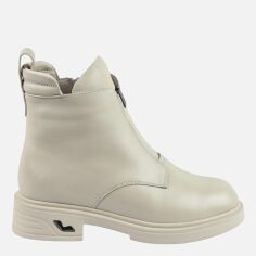 Акція на Жіночі зимові черевики високі Blizzarini 18J1630-5508M-6532 35 22.5 см Молочні від Rozetka