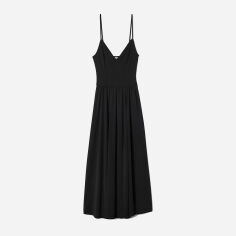 Акція на Плаття міді літнє жіноче H&M 0660551 40 Чорне від Rozetka