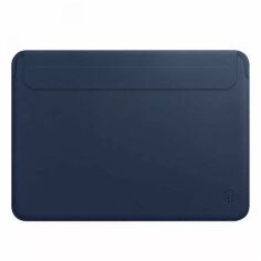 Акция на Wiwu Skin Pro 2 Leather Sleeve Navy Blue для MacBook Pro 14" M3 | M2 | M1 от Y.UA