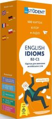 Акция на Картки для вивчення англійської мови. English Idioms / Англійські ідіоми B2 - С1 (500 флеш-карток) от Y.UA