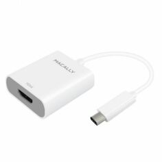 Акція на Macally Adapter USB-C to Hdmi 4K White (UCH4K60) від Stylus