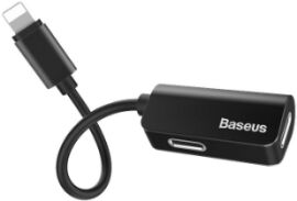 Акція на Baseus Adapter L37 Lightning to 2xLightning Black від Stylus