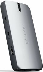 Акція на Satechi Adapter USB-C to USB-C+HDMI+VGA+2xUSB3.0+SD+RJ45 Space Grey (ST-UCMBAM) від Stylus