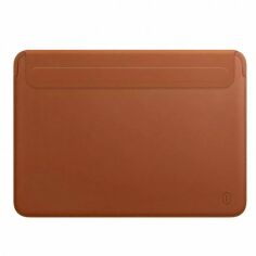 Акція на Wiwu Skin Pro 2 Leather Sleeve Brown for MacBook Pro 14" M3 | M2 | M1 від Stylus