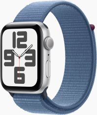 Акция на Apple Watch Se 2 2023 44mm Gps Silver Aluminum Case with Winter Blue Sport Loop (MREF3) от Stylus