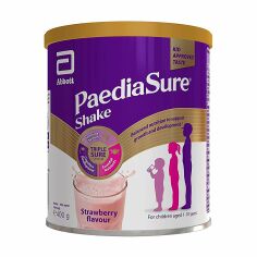 Акція на Дитяча суха молочна суміш PaediaSure Shake Полуниця, від 1 року, 400 г від Eva