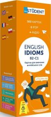 Акция на Картки для вивчення англійських слів. English Idioms / Англійські ідіоми B2 - С1 (500 флеш-карток) от Stylus