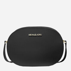 Акция на Сумка крос-боді жіноча шкіряна Michael Kors 905923511 Чорна от Rozetka