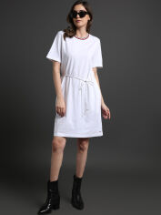 Акція на Сукня-футболка міні жіноча Tommy Hilfiger 558888680 L Біла від Rozetka