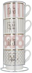 Акція на Набір кухлів Limited Edition Glam 4 шт. (B248-T2005) від Rozetka