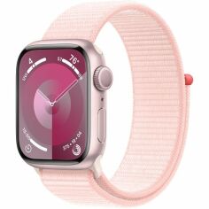 Акція на Смарт-часы Apple Watch Series 9 GPS 41mm Pink Aluminium Case with Light Pink Sport Loop від MOYO