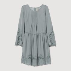 Акція на Сукня коротка літня жіноча H&M XAZ182535POPF 36 М'ята від Rozetka