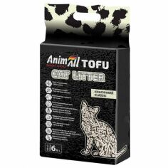 Акція на Наповнювач для котячого туалету AnimAll Tofu класик 2.6 кг 6 л (4820224500379) від Y.UA