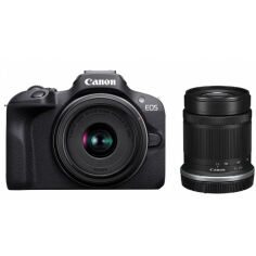 Акция на Фотокамера бездзеркальна Canon EOS R100 + 18-45 IS STM + 55-210 f/5.0-7.1 IS STM (6052C036) от Comfy UA