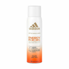 Акція на Дезодорант-спрей Adidas Energy Kick 24H Compressed Deodorant жіночий, 100 мл від Eva