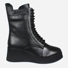 Акция на Жіночі зимові черевики високі Big Rope BZ222-14M-A 37 23.8 см Чорні от Rozetka